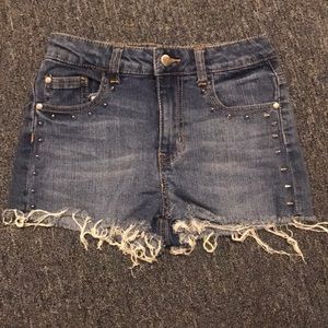 Forever 21 - studded jean shorts
